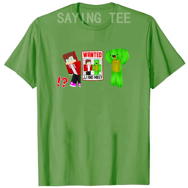 jj and mikey wanted!? premium t shirt humor funny video gamer graphic outfit boys fashion saying tee novelty gift gaming clothes jj and mikey wanted!? premium t shirt humor funny video gamer graphic outfit boys fashion saying tee novelty gift gaming clothes