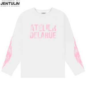 y2k clothes long sleeved shirt fashionable embroidery harajuku round neck casual t shirt gothic retro unisex street shirts